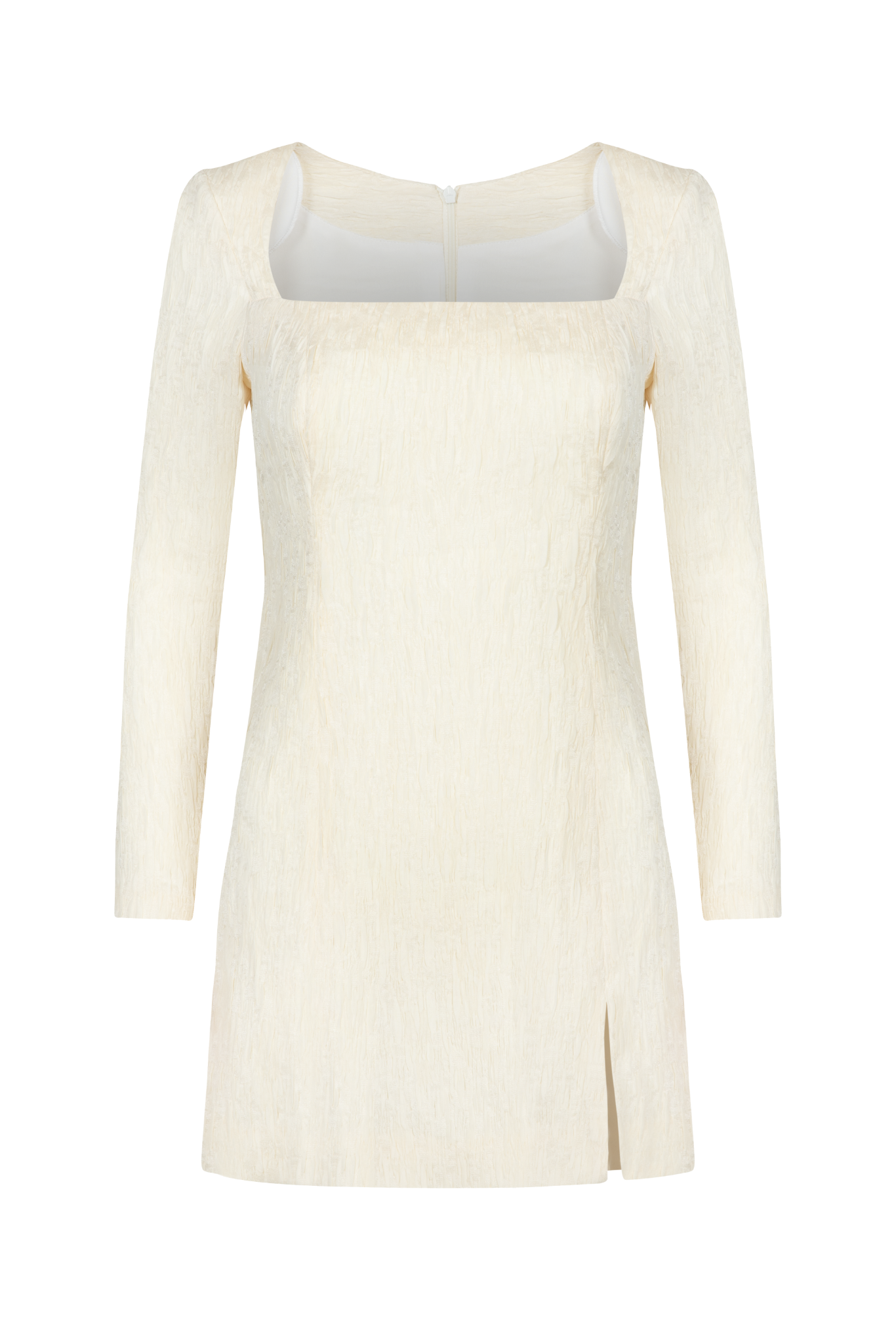 Esma Silk Organza Mini Dress - Ivory